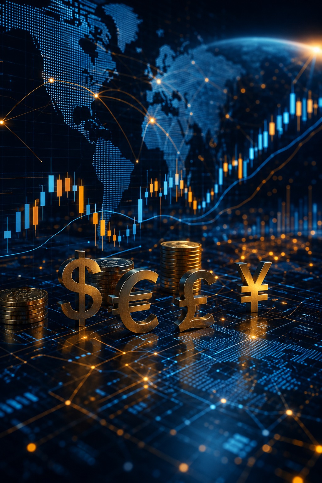 Mentor guiding student in 1-on-1 online forex trading classes session
