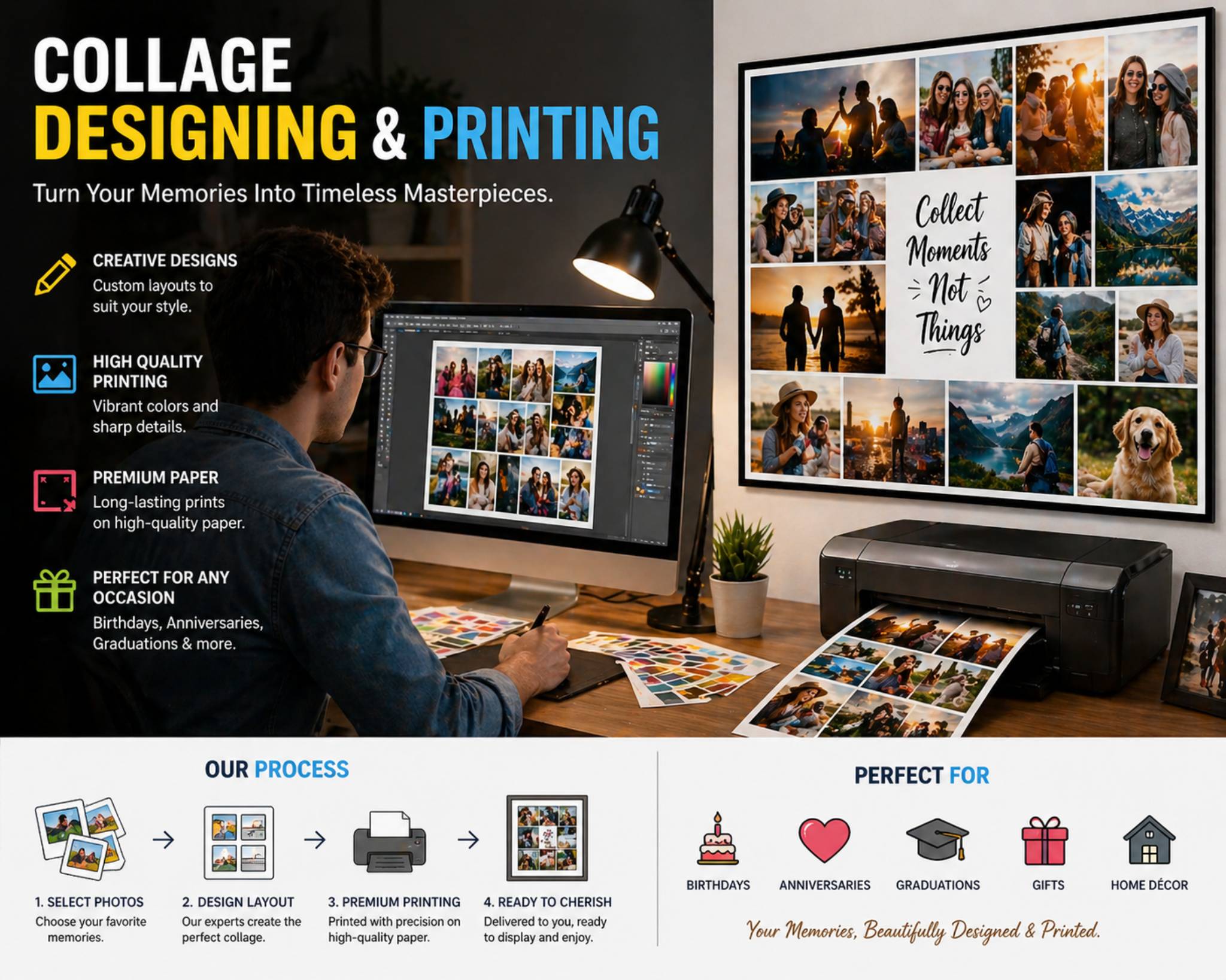 Collage Designing and Printing