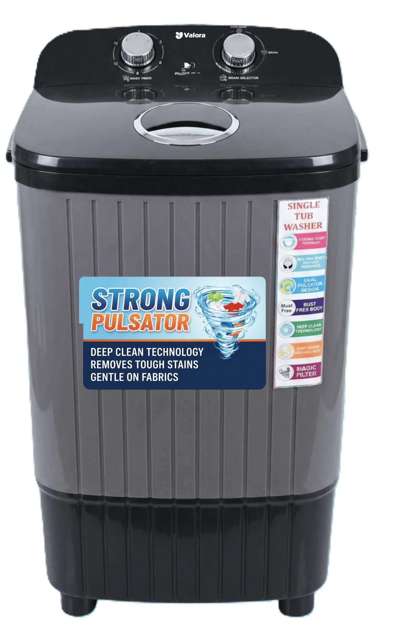 Evening laundry with Valora VE-9000 washing machine home appliance