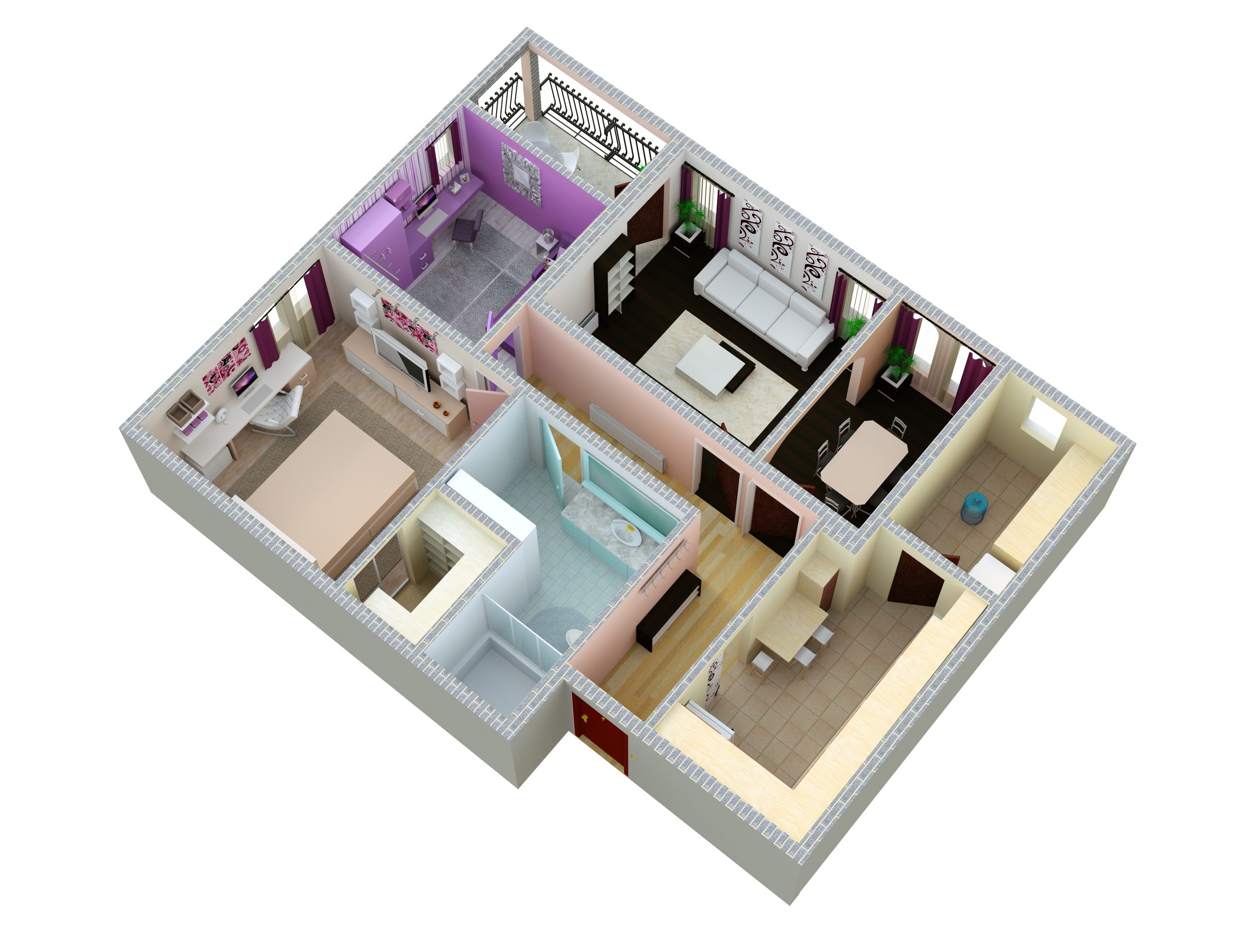 2 BHK residence spacious living Palghar