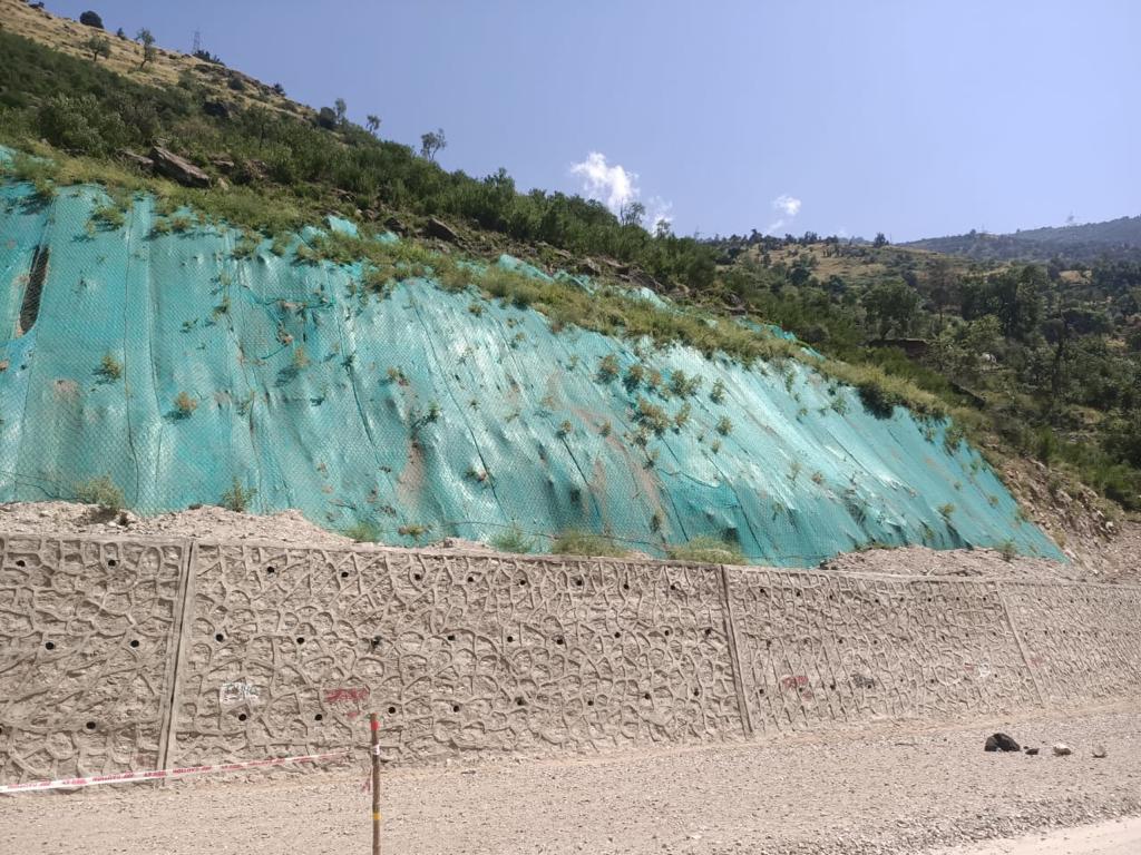 Erosion control matting application