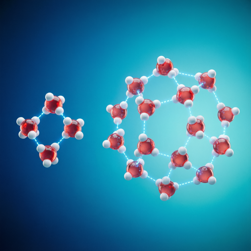 Micro-Clustering Water Molecules