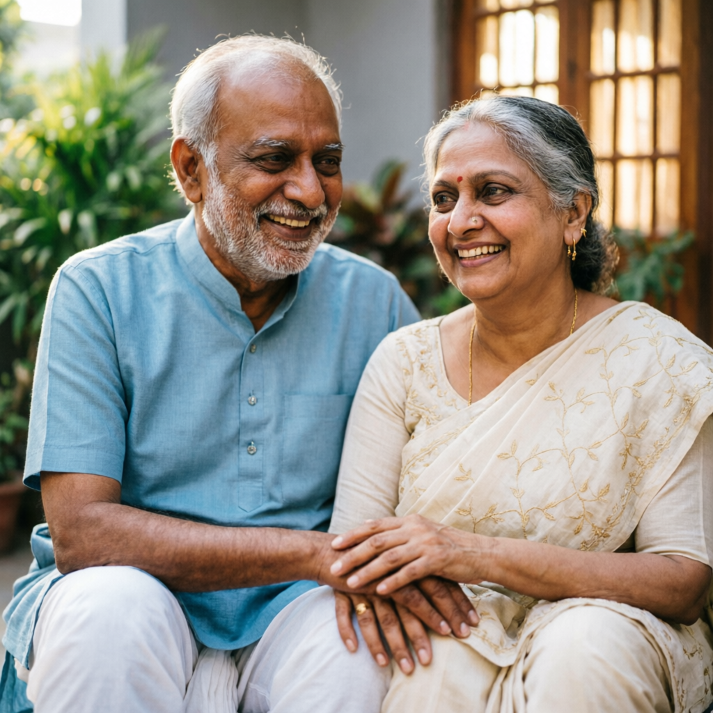 Elderly couple testimonial