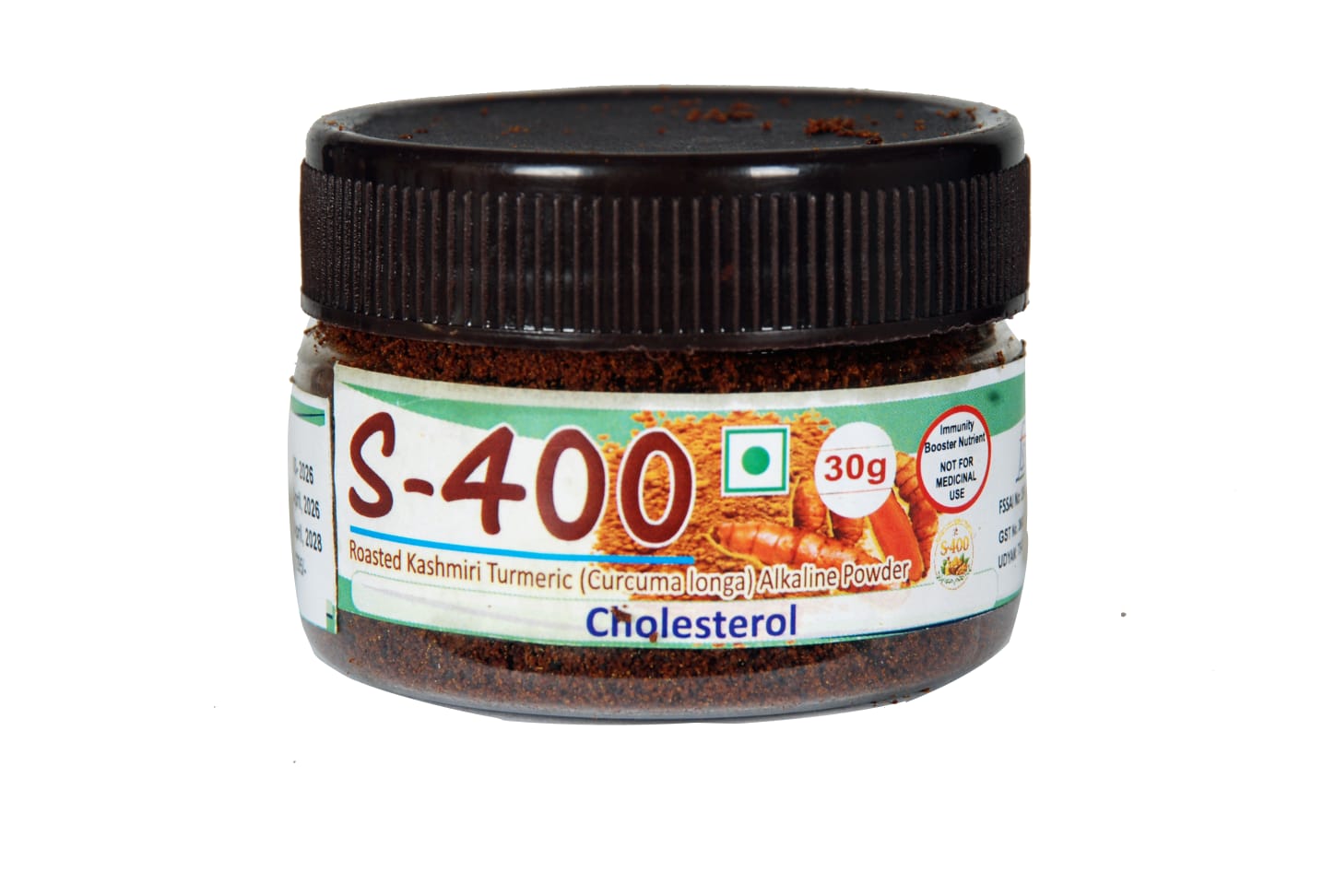 S-400 roasted Kashmiri turmeric supplement