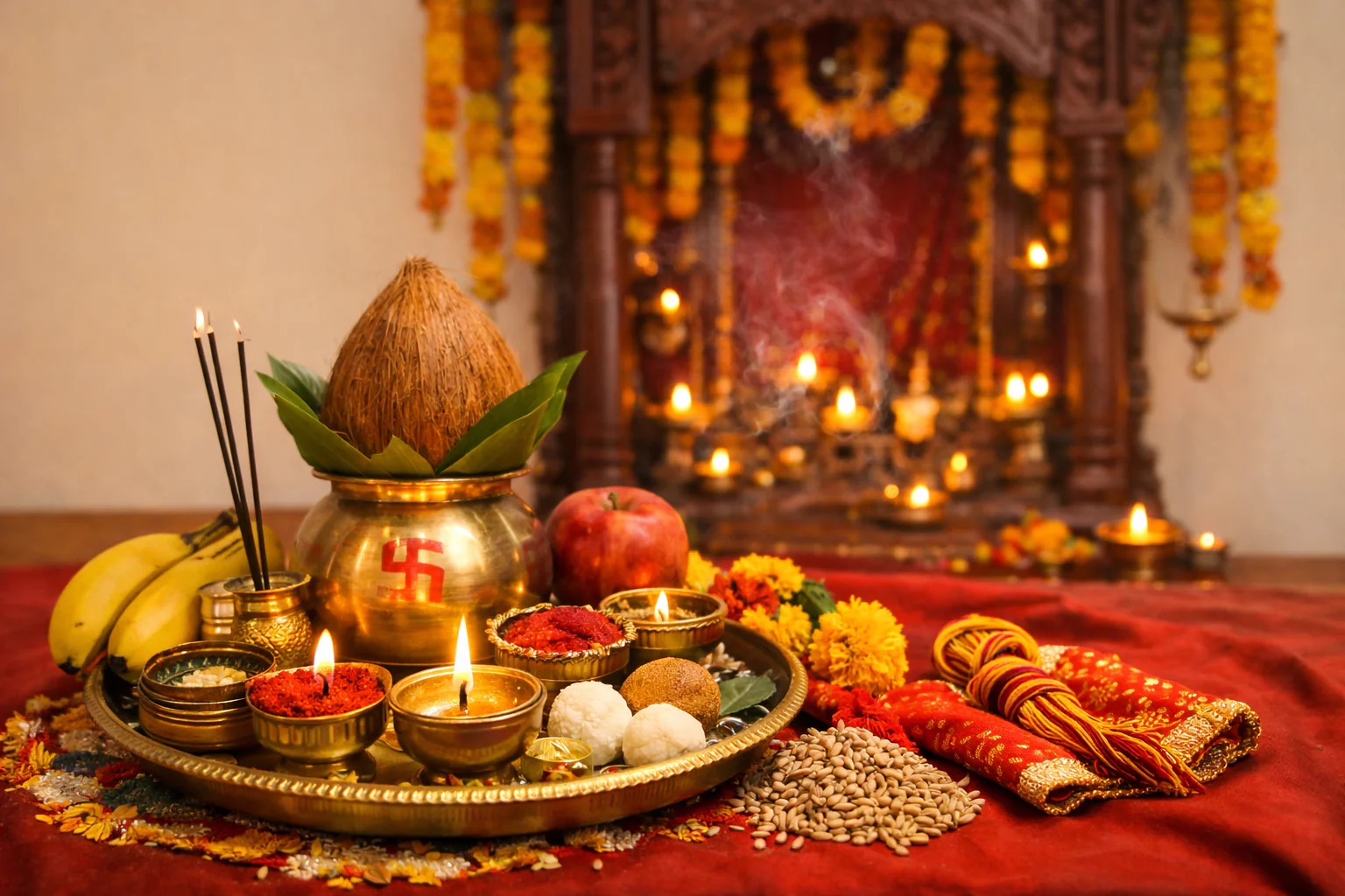 Puja products supplied across Delhi