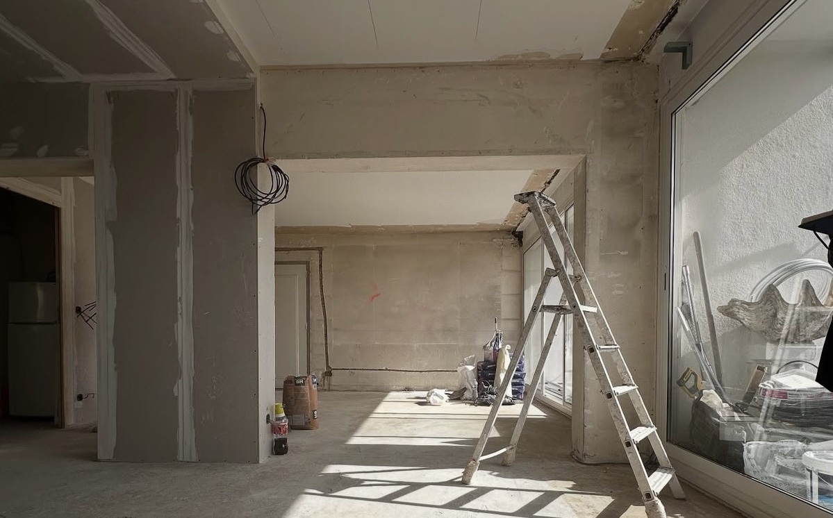 Civil work construction site