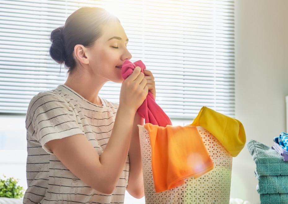 Freshly washed clean clothes after using Welvet Wash laundry pods