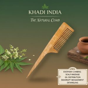 Khadi wooden combs natural products