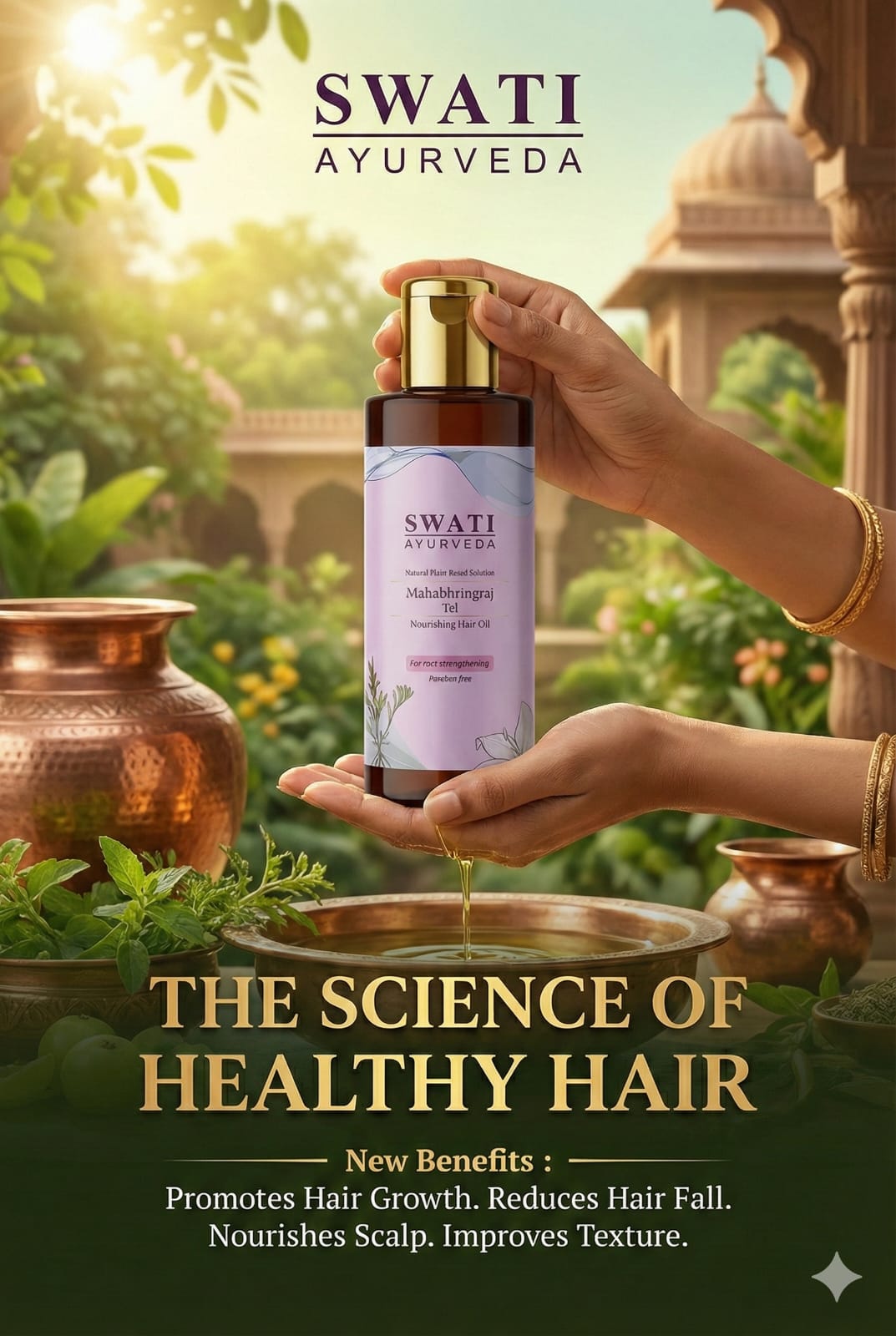 Ayurvedic herbal hair oils