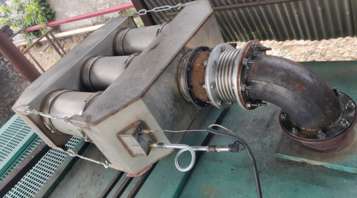 DG set emission control installation photo in industrial projects reports Tapovan Link Road Nashik