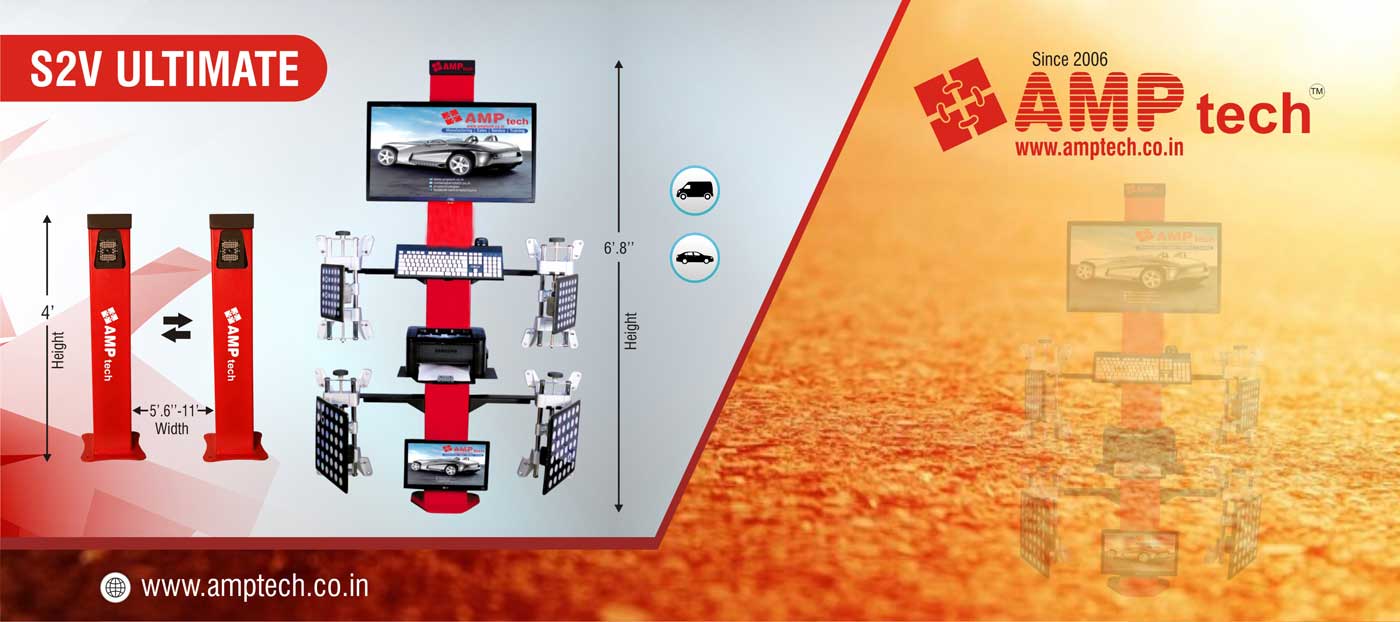 Best 3D Wheel Alignment Machine Manufacturer in Pune AMP Tech