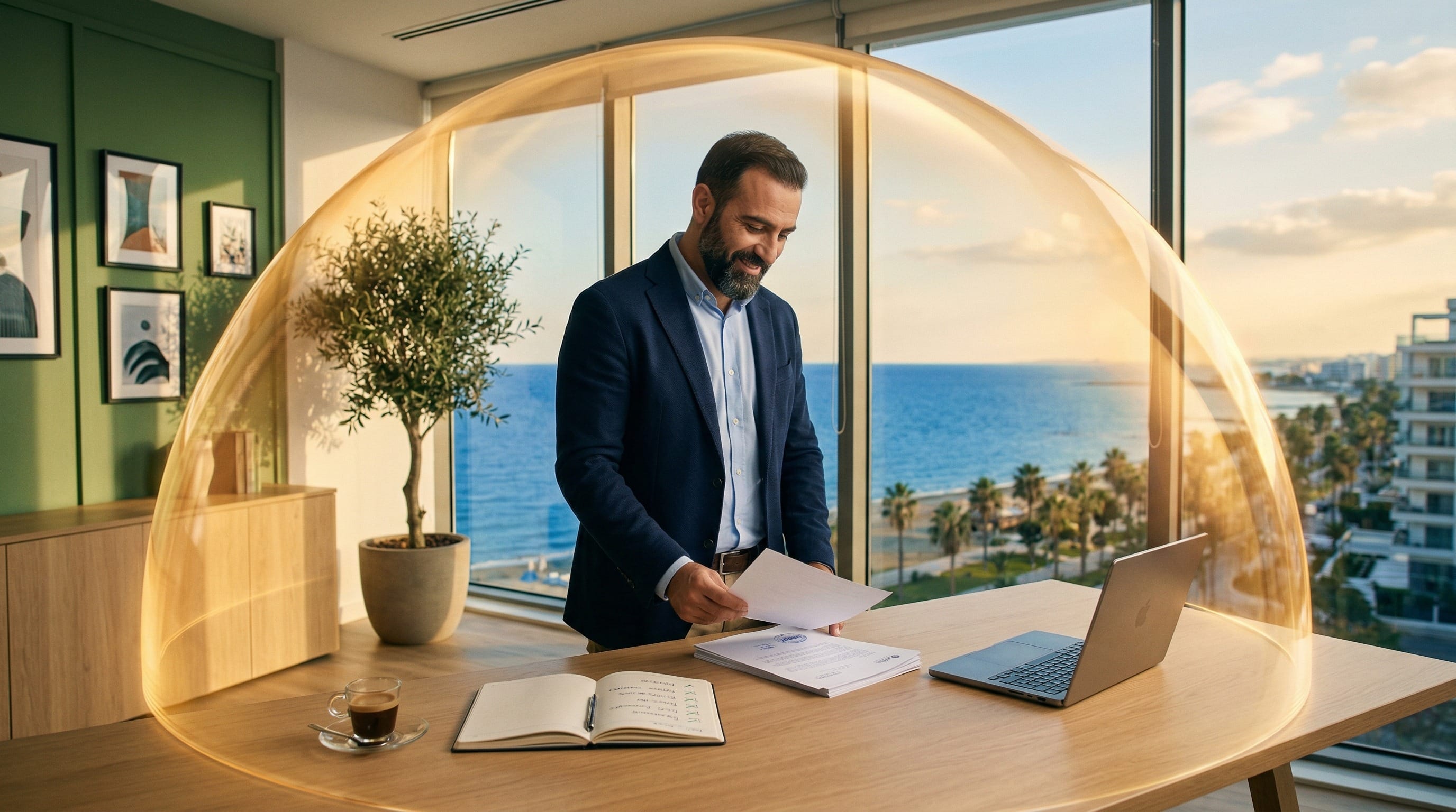Advisor inside a protective dome – best family financial protection planning in Mumbai