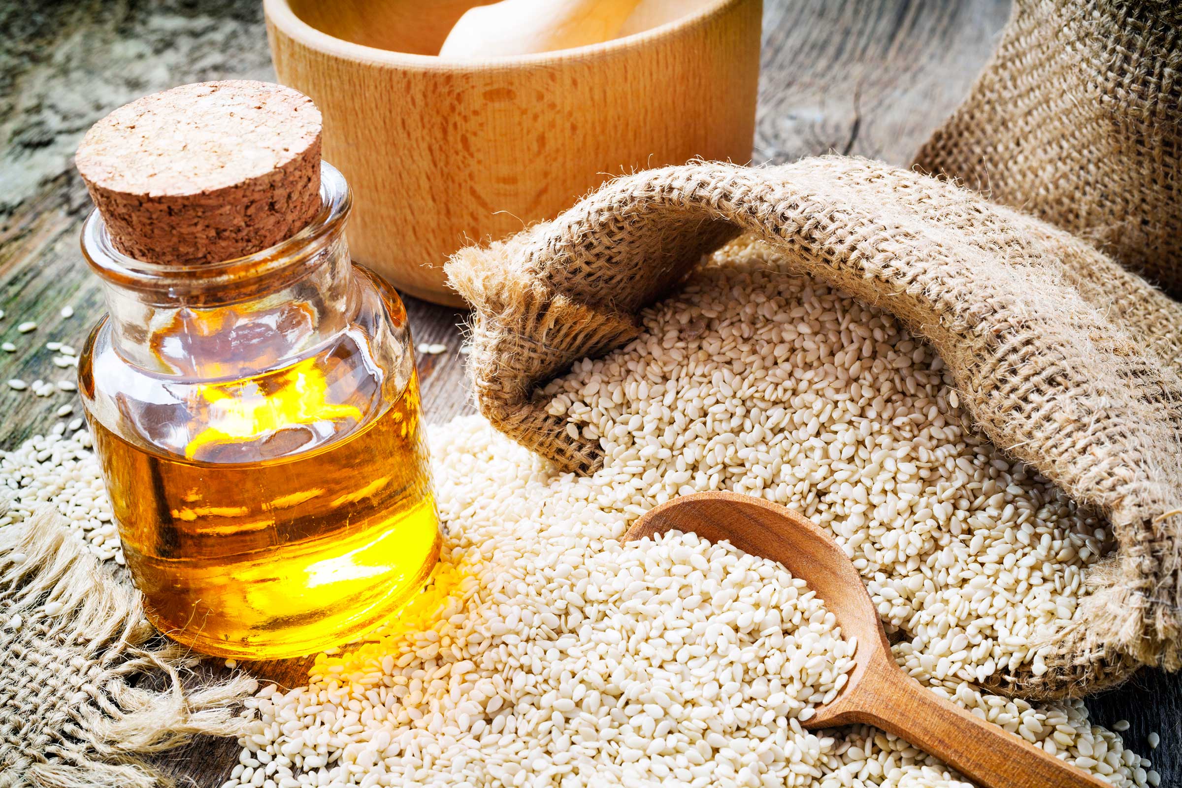 Cold pressed sesame til oil made in Gorakhpur by Organo Bharat