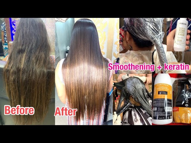 Keratin smoothening treatment