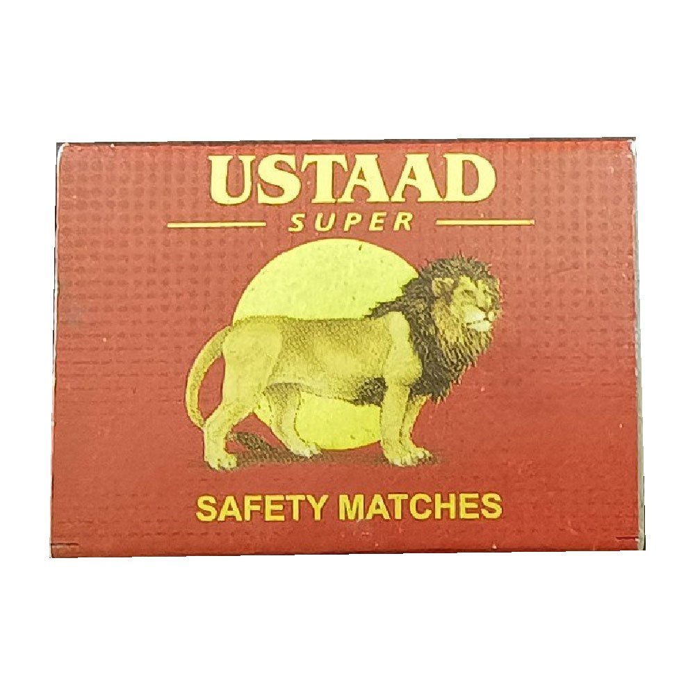 Ustaad Super Safety Matches - premium matchbox brand by Shri Harikrishna Match Company