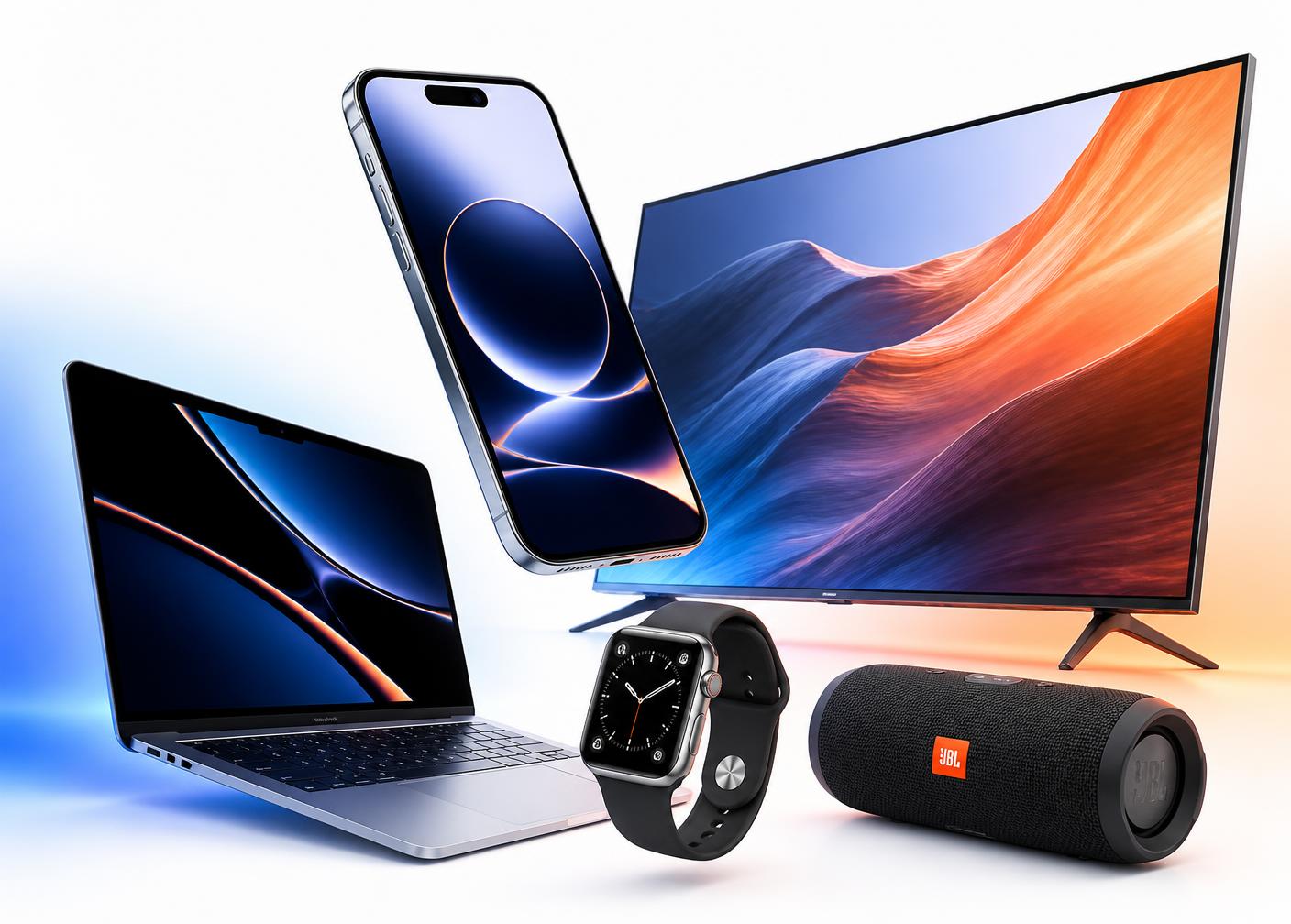 Smartphone, smart TV, laptop, smartwatch and Bluetooth speaker available at Novelty Telecom Kolkata